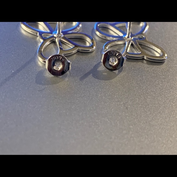 ⭐last one⭐925 sterling silver butterfly set - Picture 8 of 8
